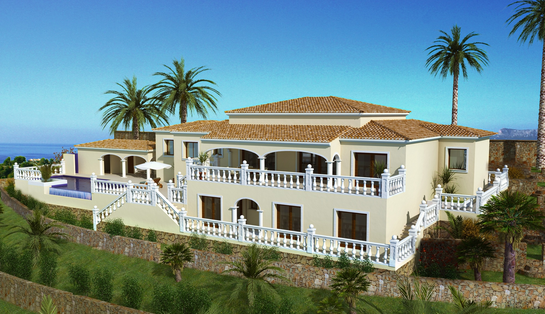 PROVISIONSFREI: Lirios – Villa dels Arcs, 03726 Alicante (Spanien), Einfamilienhaus